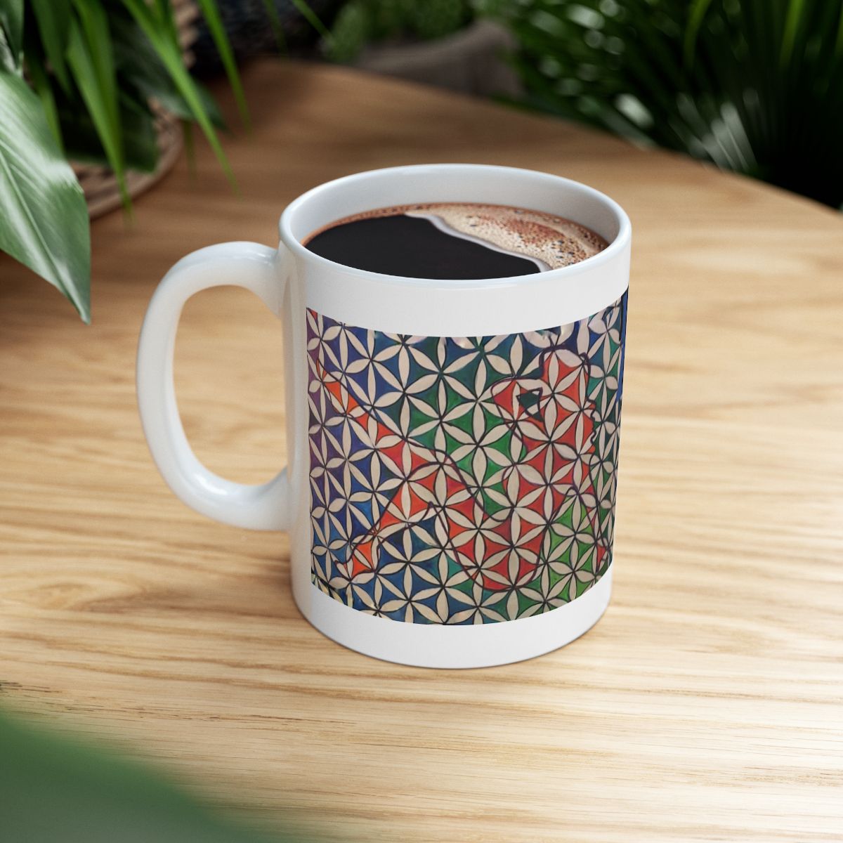 Sacred Geometry Truck Lady Mug